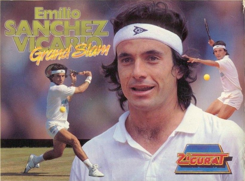 Emilio Sanchez Vicario Grand Slam box art for MSX